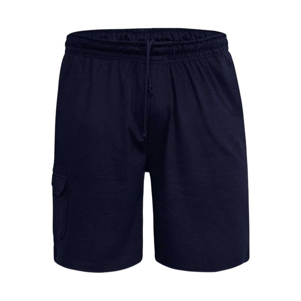 Duke Mens D555 John Cotton Lightweight Kingsize Cargo Shorts / Navy